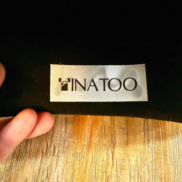 Black Wool Doeskin Felt Hat with Gold Studs 7 inch opening - Picture 5 of 5